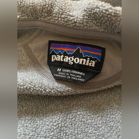Patagonia Better Sweater Full Zip Fleece Gray Hooded Jacket Medium Read* - Picture 4 of 8